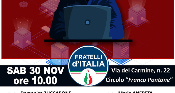 «Educazione della rete le nuove frontiere del web»: convegno di Fdi Napoli