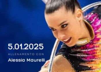Alessia Maurelli incontra le ginnaste del Palaveliero di San Giorgio a Cremano