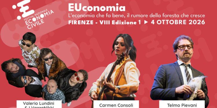 Pievani, Lundini e Consoli all’ottava edizione del ‘Festival nazionale dell’economia civile’ a Firenze