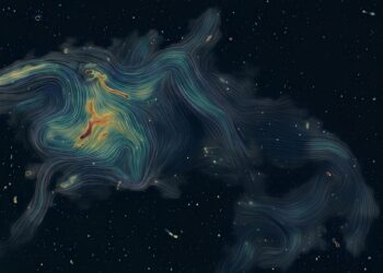 Mappato il campo magnetico dell’ammasso di galassie Abell 2255