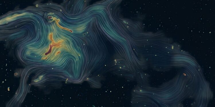 Mappato il campo magnetico dell’ammasso di galassie Abell 2255