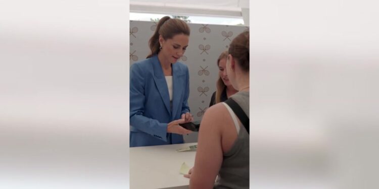 Wimbledon, Kate Middleton ‘bigliettaia’ per un giorno