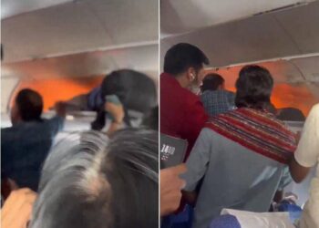 Power bank prende fuoco nella cappelliera dell’aereo: paura sul volo IndiGo
