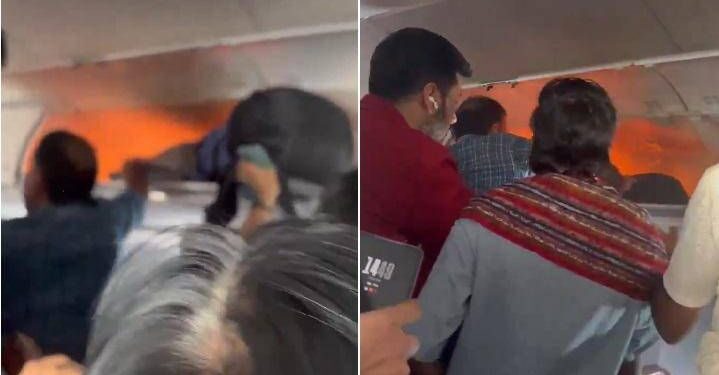 Power bank prende fuoco nella cappelliera dell’aereo: paura sul volo IndiGo